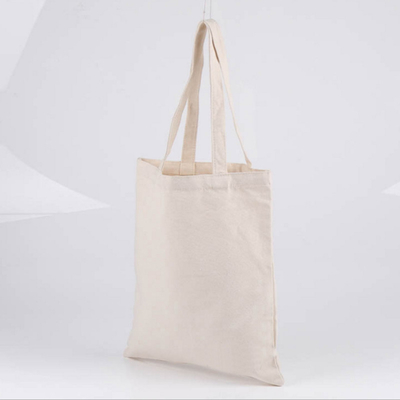 Wit Middel 8 oz 50x2.5cm Katoenen Canvas Tote Bag
