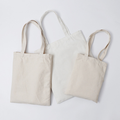 Wit Middel 8 oz 50x2.5cm Katoenen Canvas Tote Bag