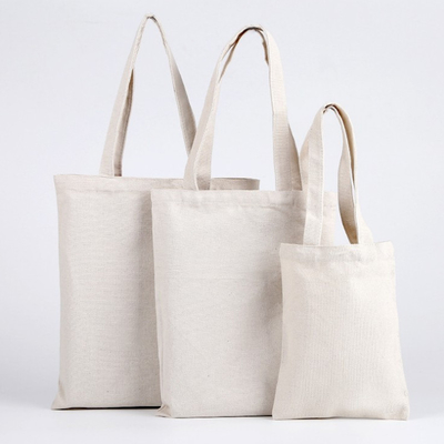 Wit Middel 8 oz 50x2.5cm Katoenen Canvas Tote Bag