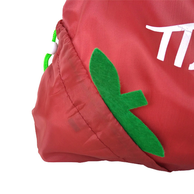 35x55cm OEM 210D 1 Kleur 50cm Nylon Vouwende het Winkelen Zak