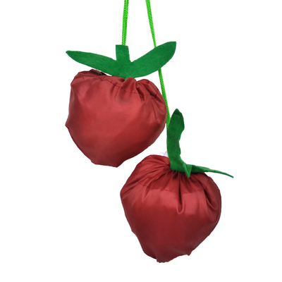 35x55cm OEM 210D 1 Kleur 50cm Nylon Vouwende het Winkelen Zak