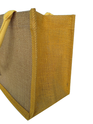 Opnieuw te gebruiken Geen Druk 30x12x30cm 380gsm-Jute het Winkelen Zak