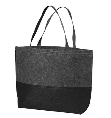 Klantenpolyester 2mm 35x30x15cm 300gsm Gevoeld Tote Bag