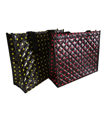 3 laag 50x2.5cm 40x15x30cm 100gsm pp niet Geweven het Winkelen Zak