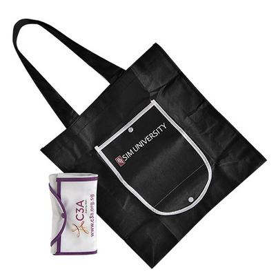 CMYK 37x10x37cm 120gsm Drawstring niet Geweven Tote Bags
