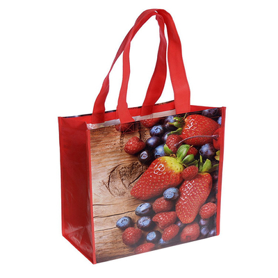 ODM 40x32x12cm 25kg 80gsm Gelamineerde Geweven Polypropyleenzakken