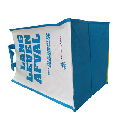 Blauwe 35x30x39.5cm 100gsm Geweven Promotiezakken