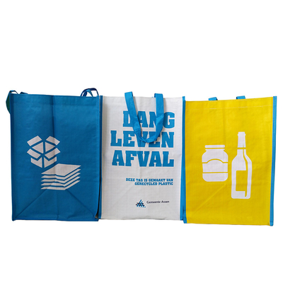Blauwe 35x30x39.5cm 100gsm Geweven Promotiezakken