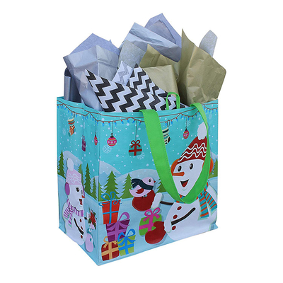 Kerstmis1000pcs 120gsm 50x3cm Polypropyleen Geweven Zak