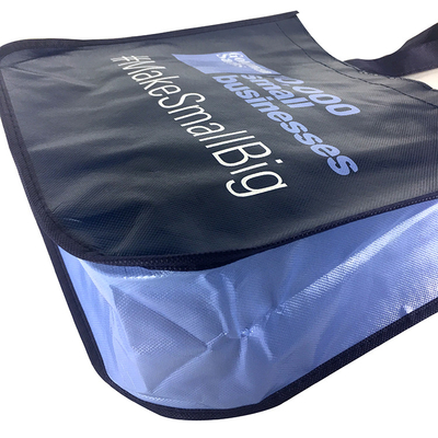 35x15x40cm 120gsm CMYK Geweven Polypropyleenzakken met Handvatten