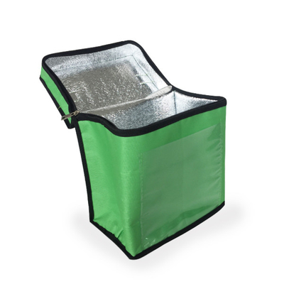 600D pvc 24x15x28cm van de polyesterlunch de Vriendschappelijke Koelere Zakken van Eco