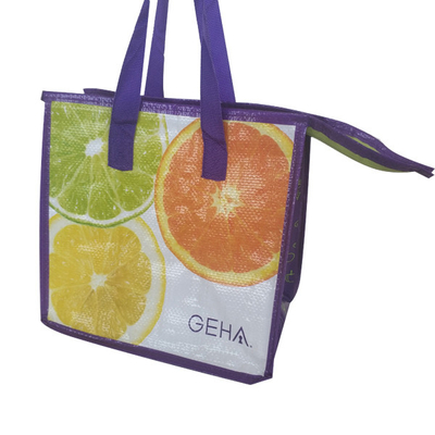 Waterdichte 100pcs-OEM 23x26x16cm Geïsoleerd Tote Lunch Bag