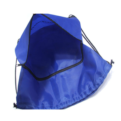 Groene 2 Kleur RPET 0.4cm 22x40cm Nylon Drawstring-Zakken