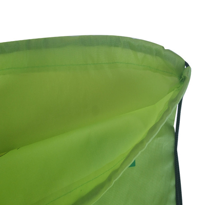 Polyester CMYK 34x45cm de Vriendschappelijke Drawstring Zakken van 210D Eco