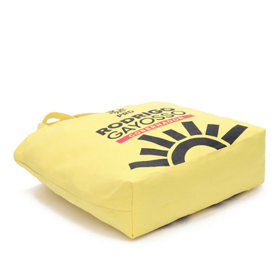 Geometrische Gele 8 oz 40x11x34.5cm Katoenen Kringloopzak