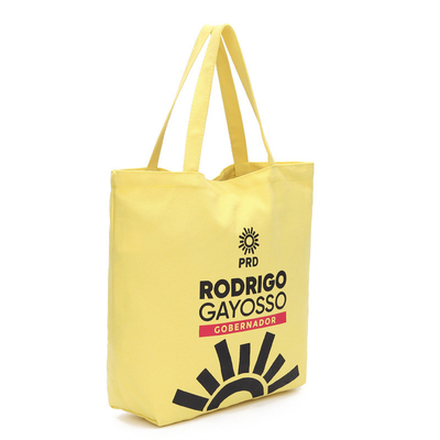 Geometrische Gele 8 oz 40x11x34.5cm Katoenen Kringloopzak