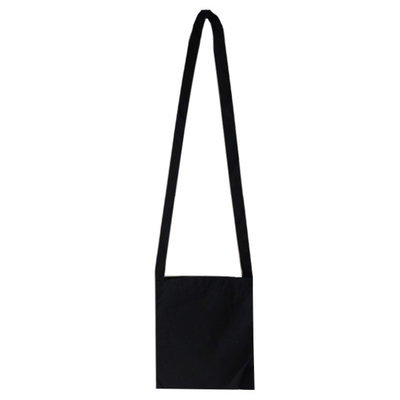 10OZ zwarte 1 Kleur 190T 25X27cm Katoenen Kringloopzak