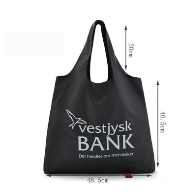 1 Kleurendrukpolyester 40cmx60cm die 190T Tote Bag vouwen