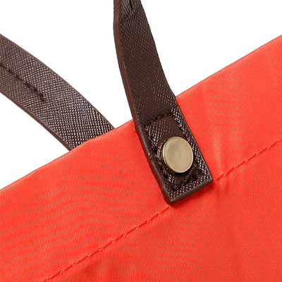 Niet Geweven Klant 35x15x35cm 210D Vouwbaar Tote Bag