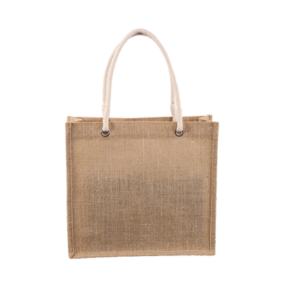 Het winkelen Natuurlijke Kleur 30xx12x30cm 380gsm-de Zakken van de Jutekruidenierswinkel