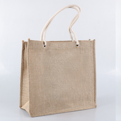 Het winkelen Natuurlijke Kleur 30xx12x30cm 380gsm-de Zakken van de Jutekruidenierswinkel