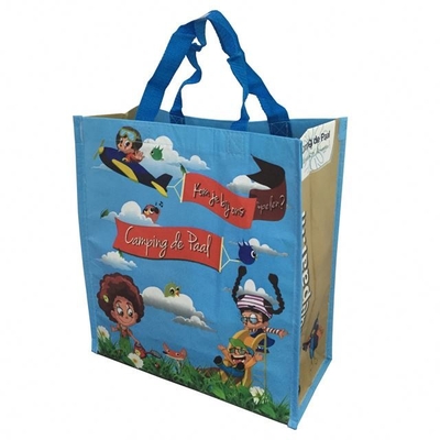 4 Kleurendruk 2.5x60cm 30x10x40cm 120gsm RPET Zak