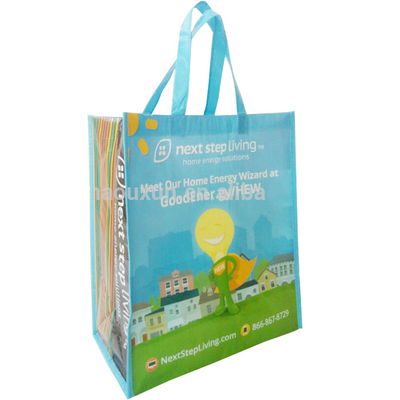 Waterdicht Adverterend niet Geweven 30x10x40cm 70gsm RPET Zak