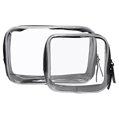 OEM Duidelijke het Potloodzak van Handvat Kosmetische 18x5x8cm pvc