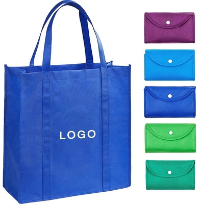 De supermarkt behandelt 30cm 40x40x10cm Vouwbare niet Geweven Zak
