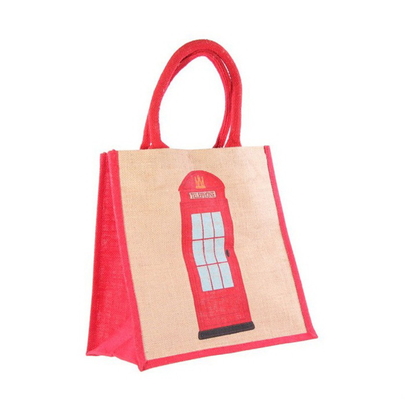 OEM Tote Women Beach 45x15x33cm Jute het Winkelen Zak