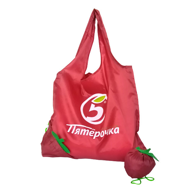 35x55cm OEM 210D 1 Kleur 50cm Nylon Vouwende het Winkelen Zak