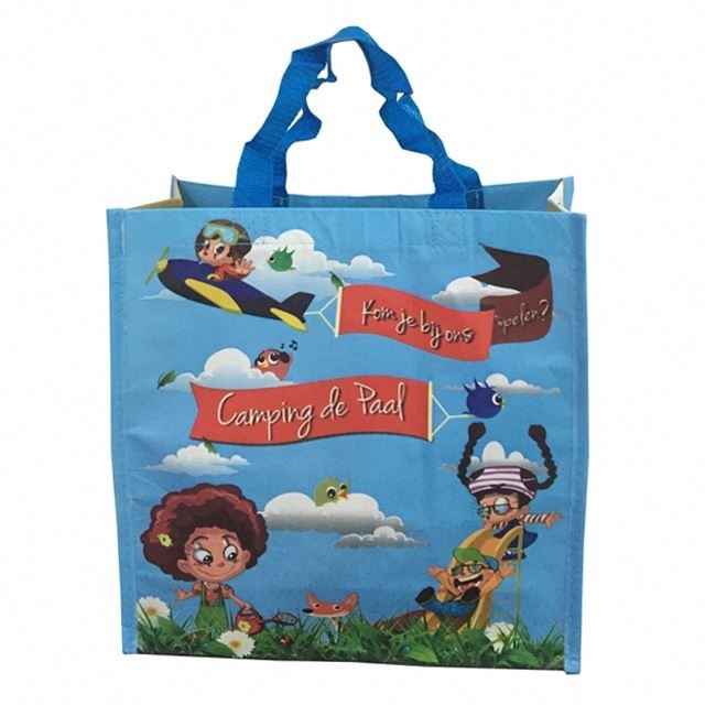 4 Kleurendruk 2.5x60cm 30x10x40cm 120gsm RPET Zak